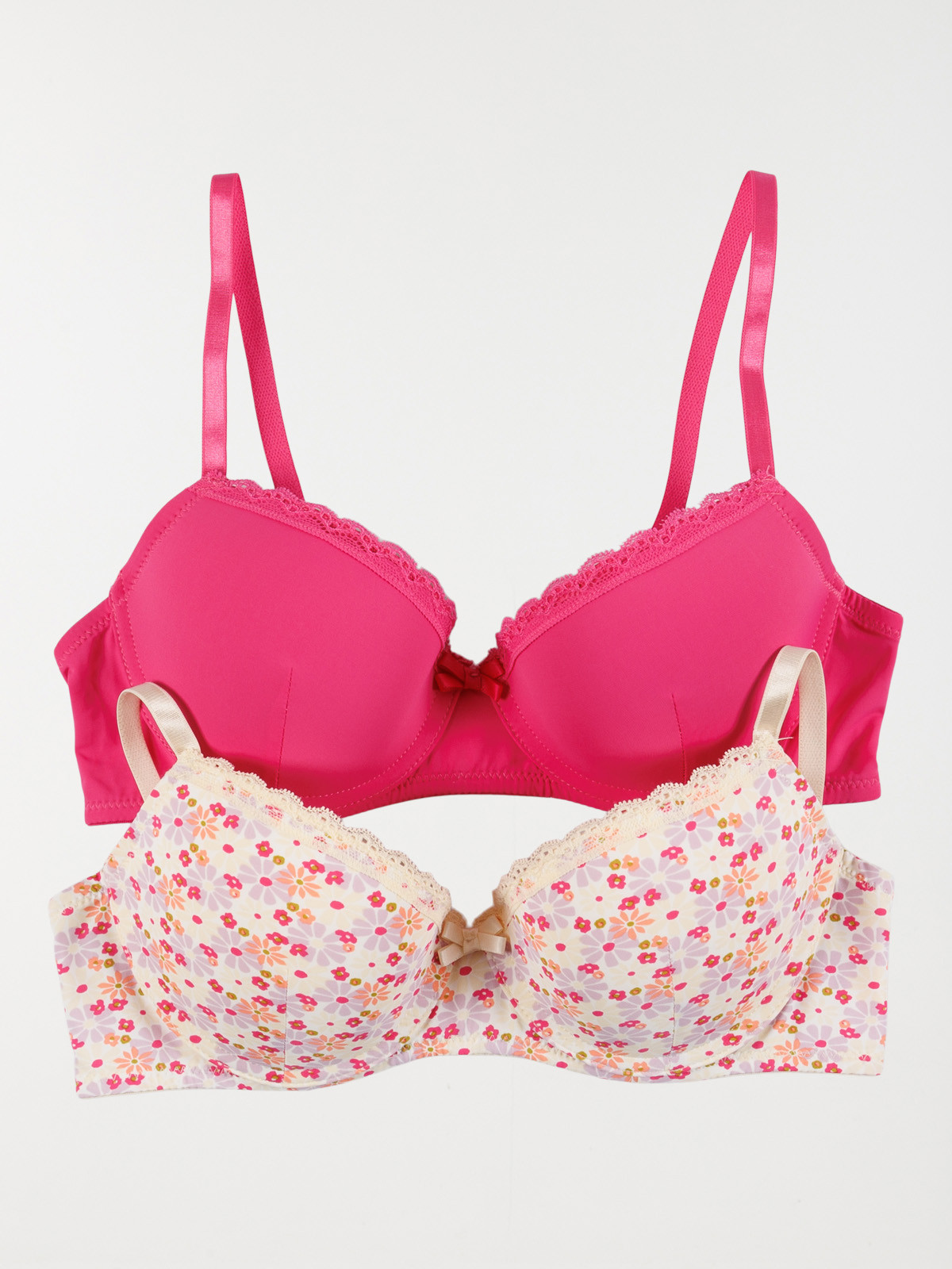 Lot 2 soutiens-gorge femme (85B-95D)
