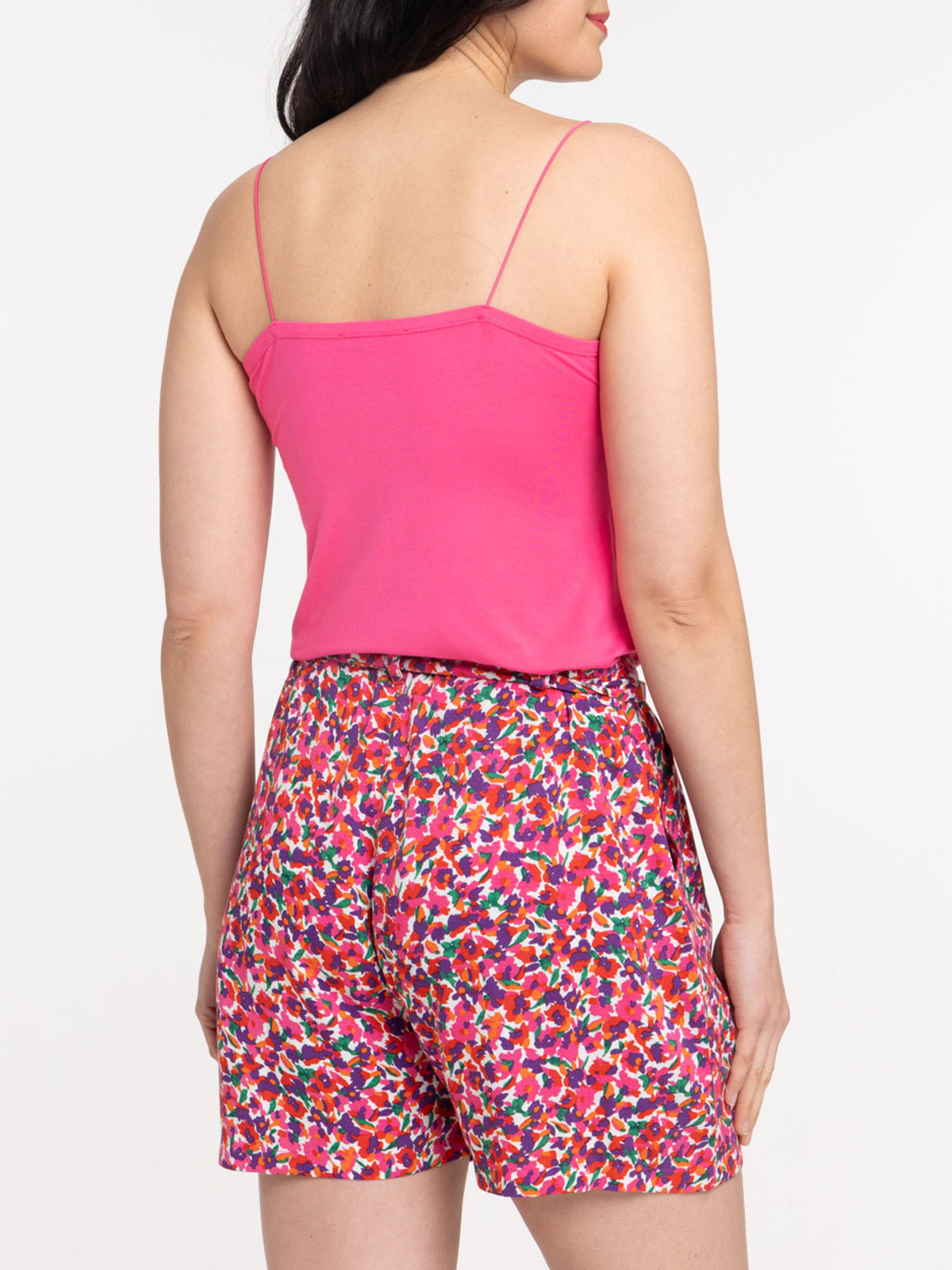 Débardeur bretelles flamant rose femme Débardeur bretelles flamant rose femme