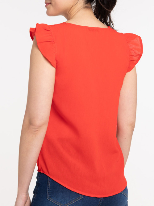 Blouse coloris red femme Blouse coloris red femme