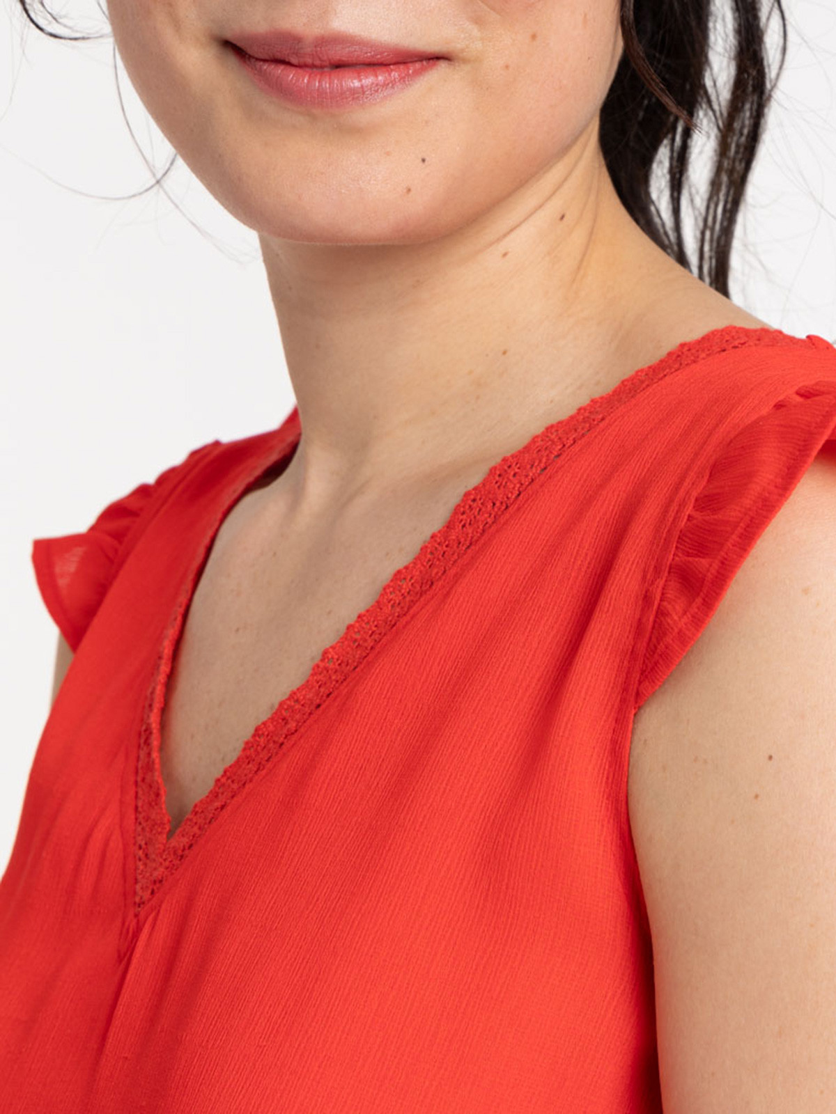 Blouse coloris red femme Blouse coloris red femme