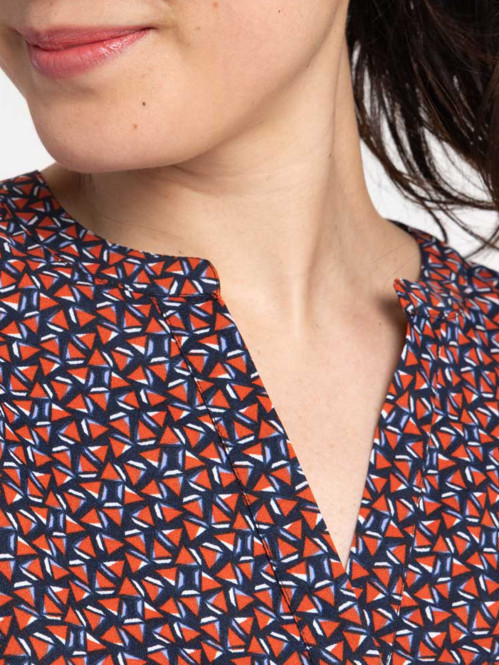 Blouse graphique sans...