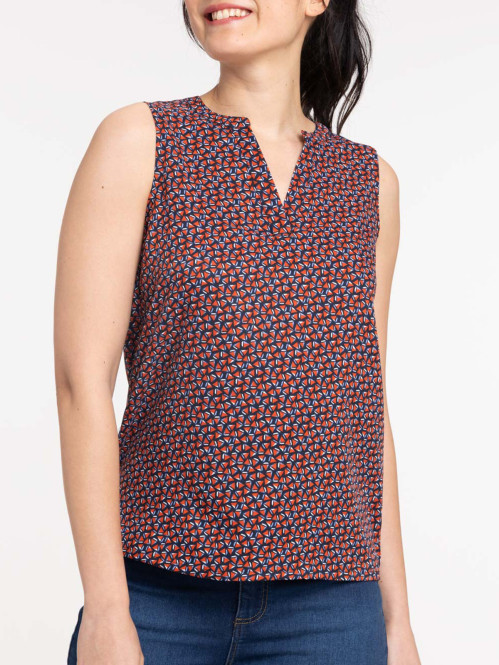 Blouse graphique sans...