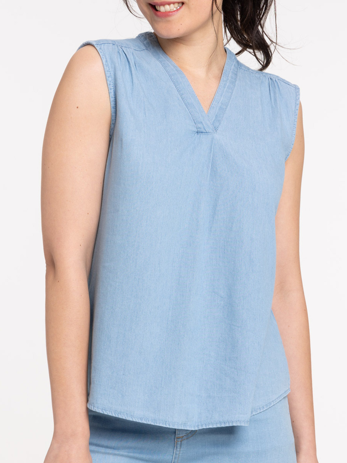 Top sans manches femme