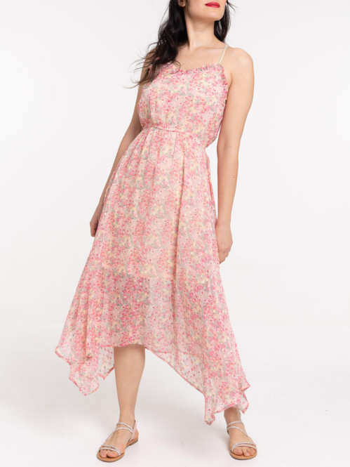 Robe fleurie longue femme