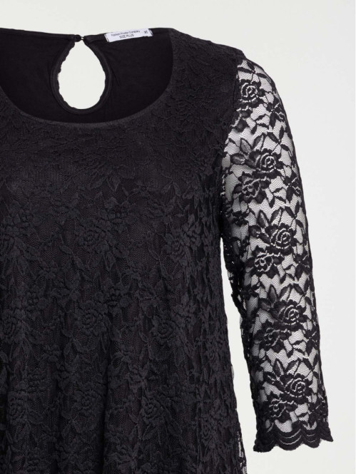 T-shirt dentelle grande taille femme T-shirt dentelle grande taille femme