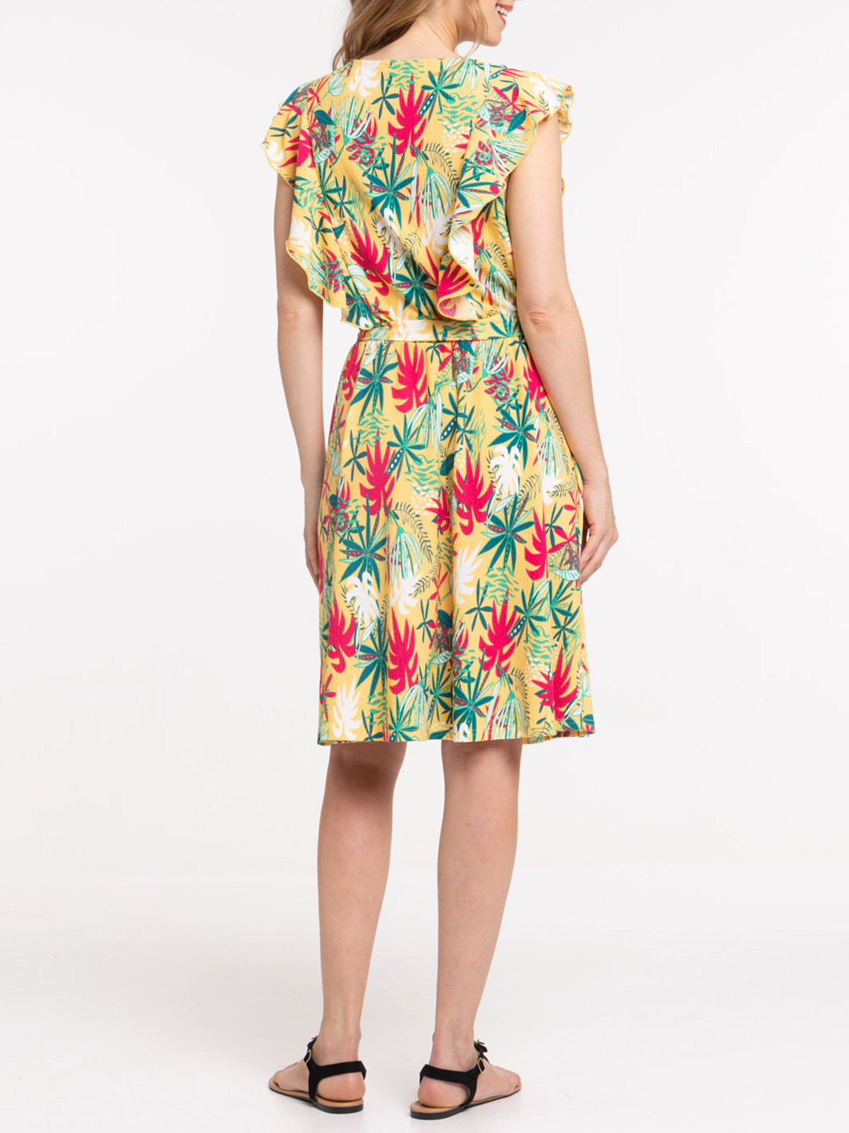 Robe motif tropical femme Robe motif tropical femme