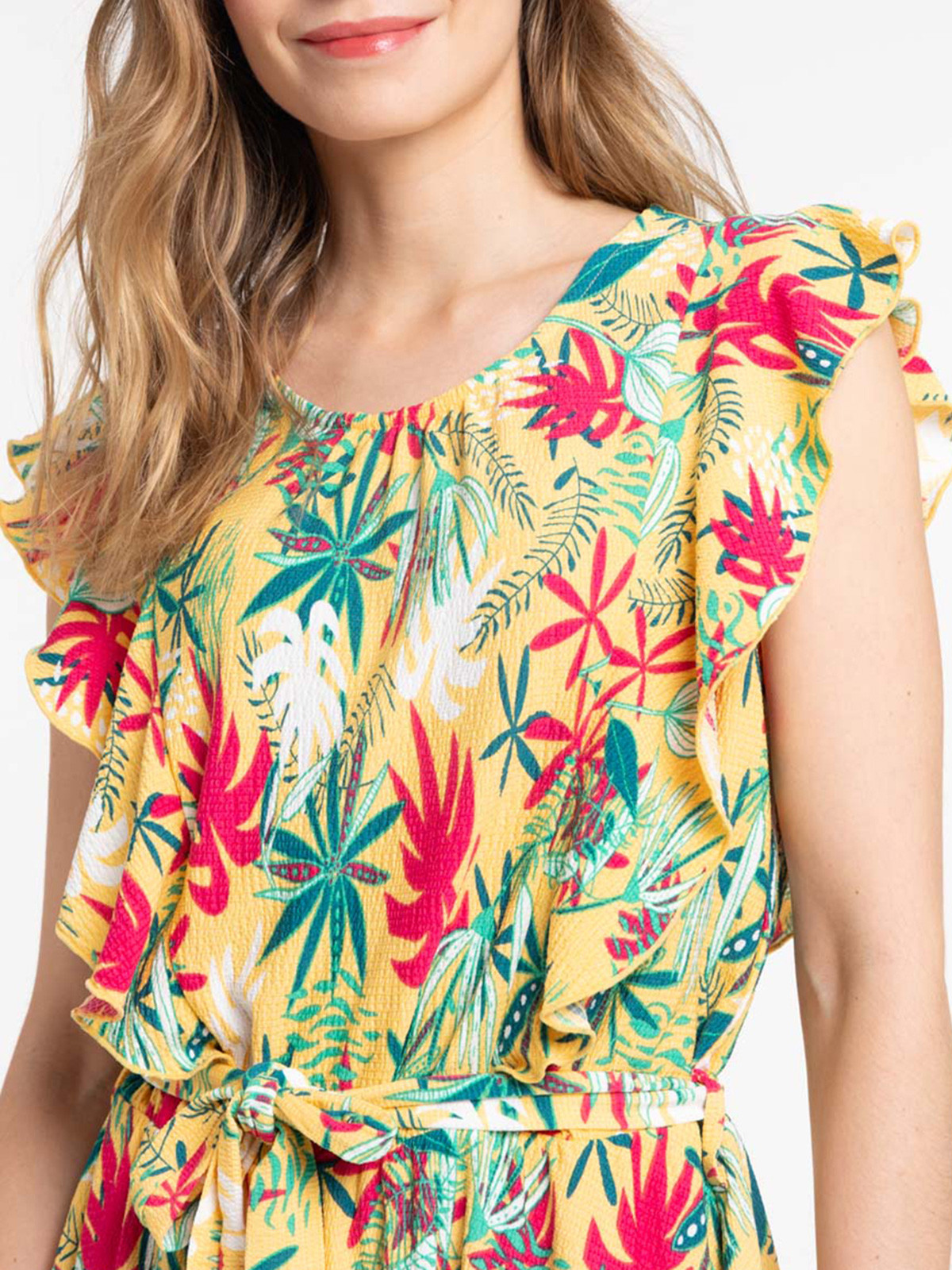 Robe motif tropical femme Robe motif tropical femme