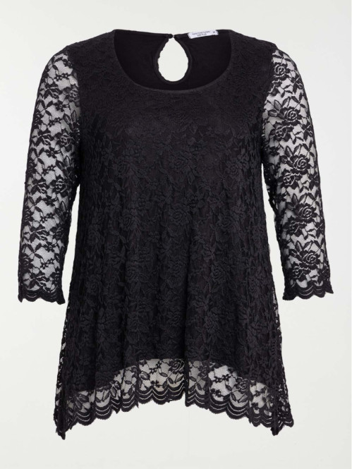 T-shirt dentelle grande taille femme T-shirt dentelle grande taille femme