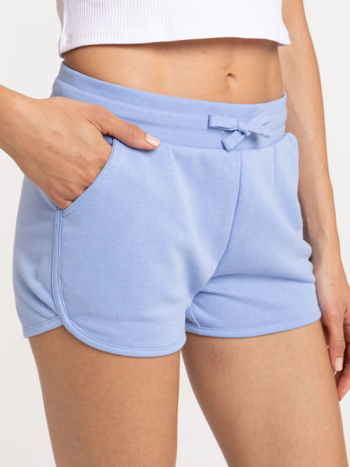 Short molleton serenity blue femme Short molleton serenity blue femme