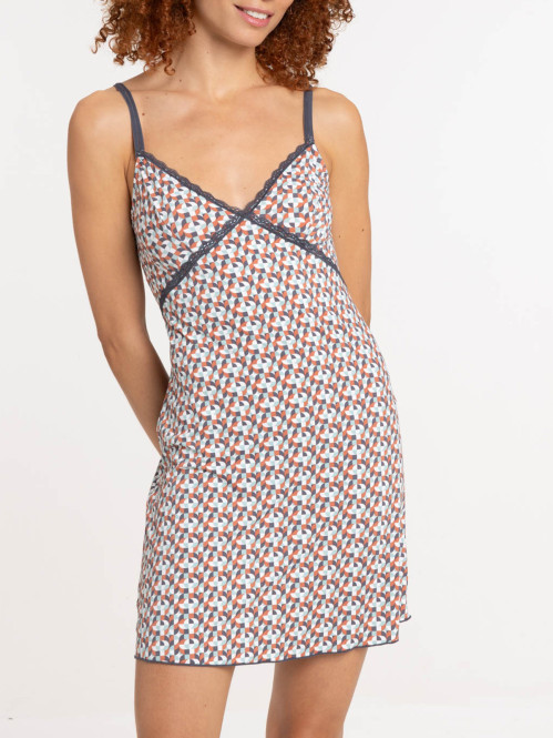 Nuisette imprimée graphique...