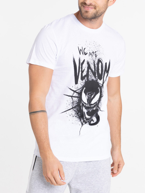 T-shirt Venom coloris blanc homme