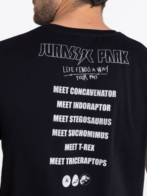 T-shirt noir jurassic park homme