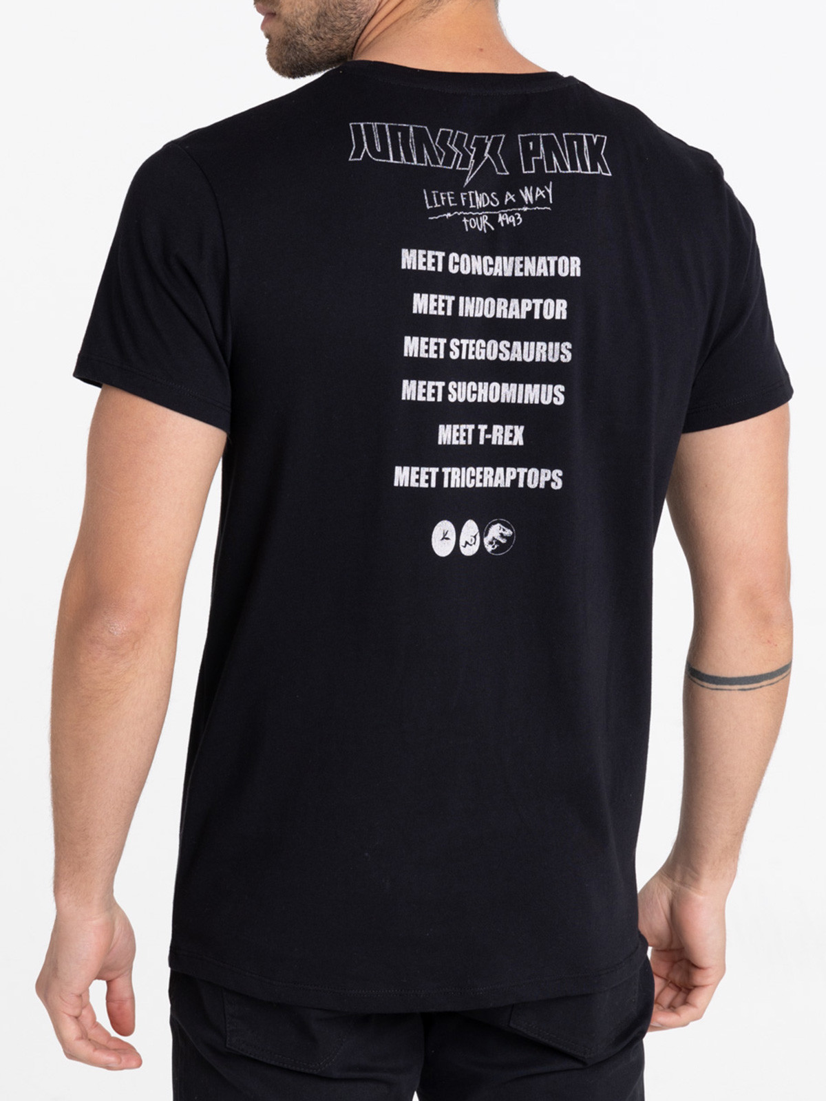 T-shirt noir jurassic park homme
