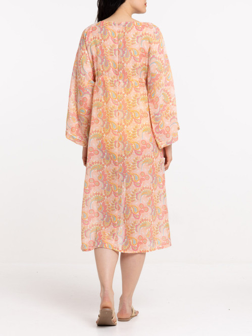 Caftan plage long imprimé femme Caftan plage long imprimé femme