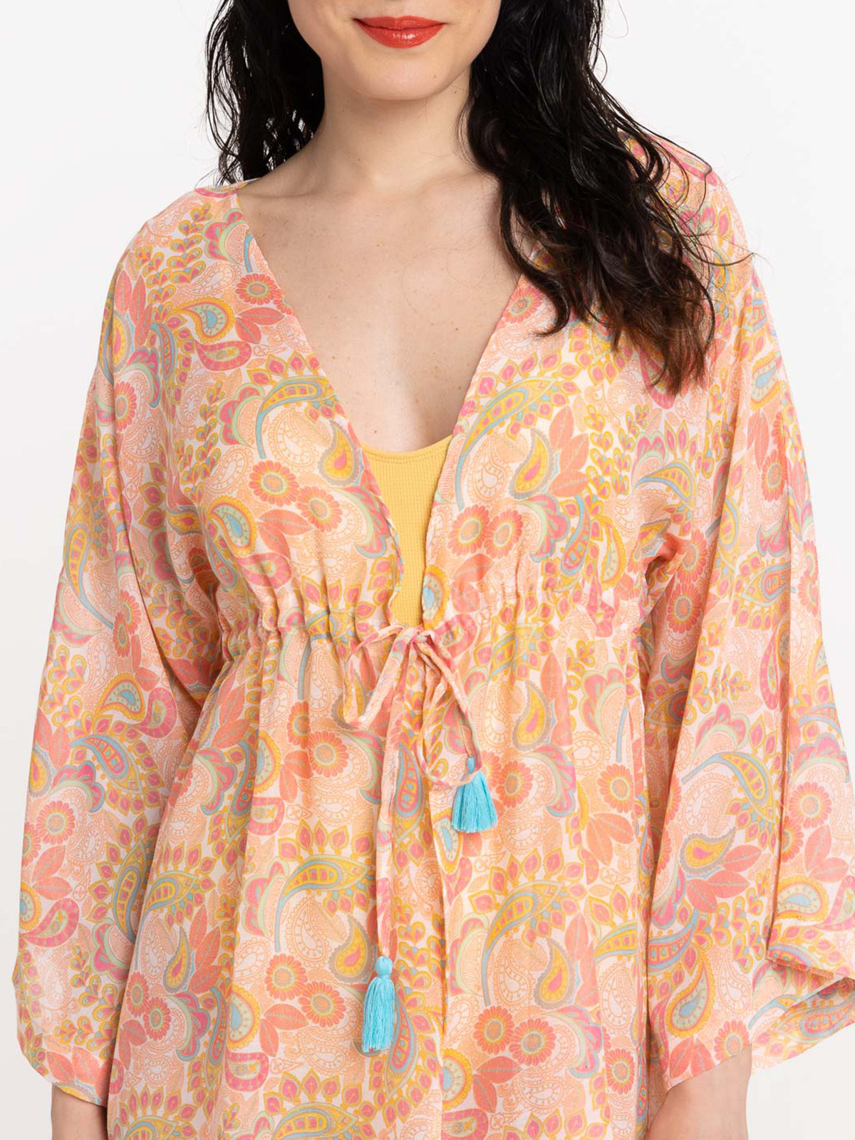 Caftan plage long imprimé femme Caftan plage long imprimé femme