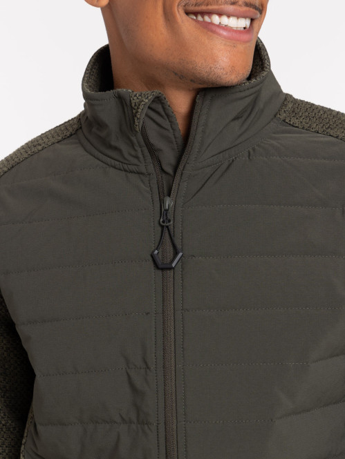 Manteau mousse foncé homme