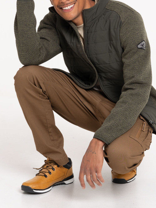 Manteau mousse foncé homme