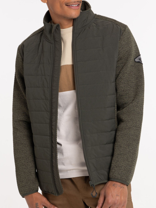 Manteau mousse foncé homme