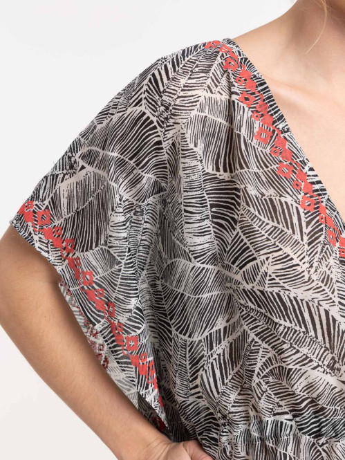 Robe plage noire femme Robe plage noire femme