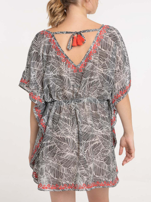 Robe plage noire femme Robe plage noire femme