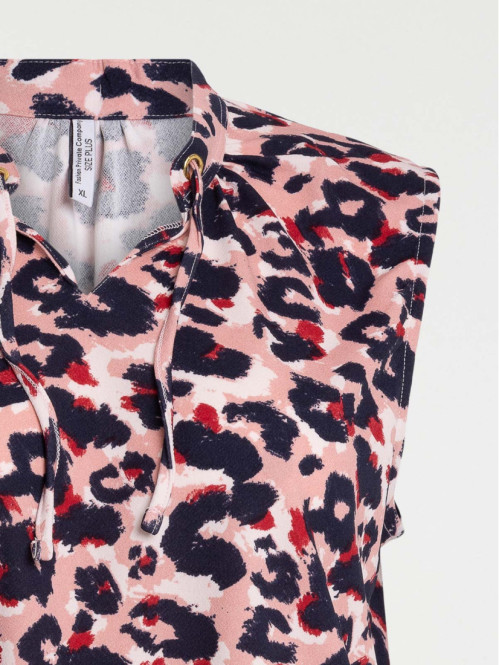 Débardeur imprimé grande taille femme