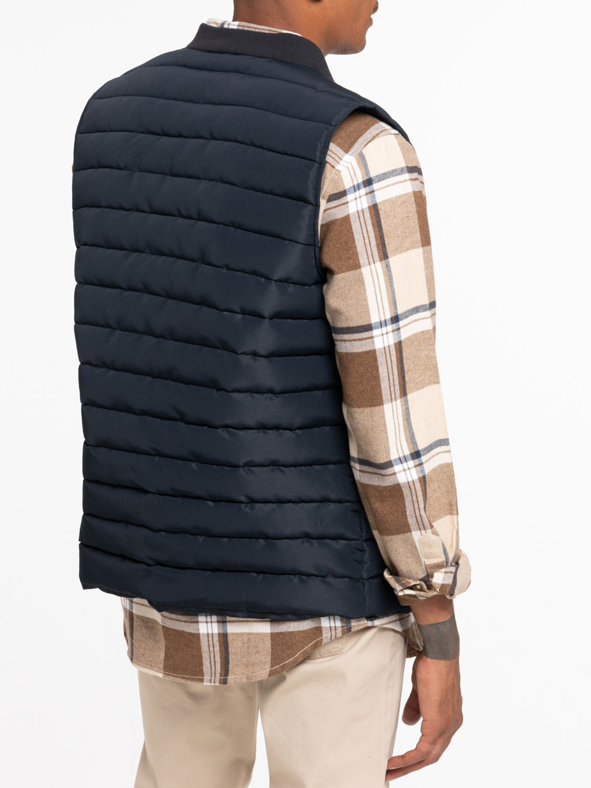 Veste noire sans manches homme Veste noire sans manches homme