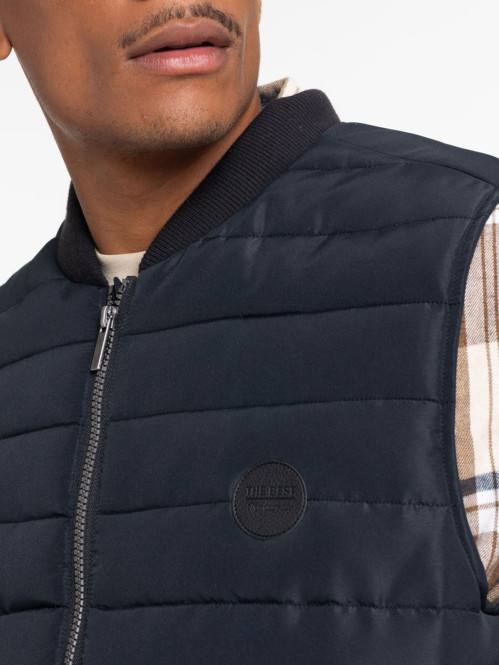 Veste noire sans manches homme Veste noire sans manches homme