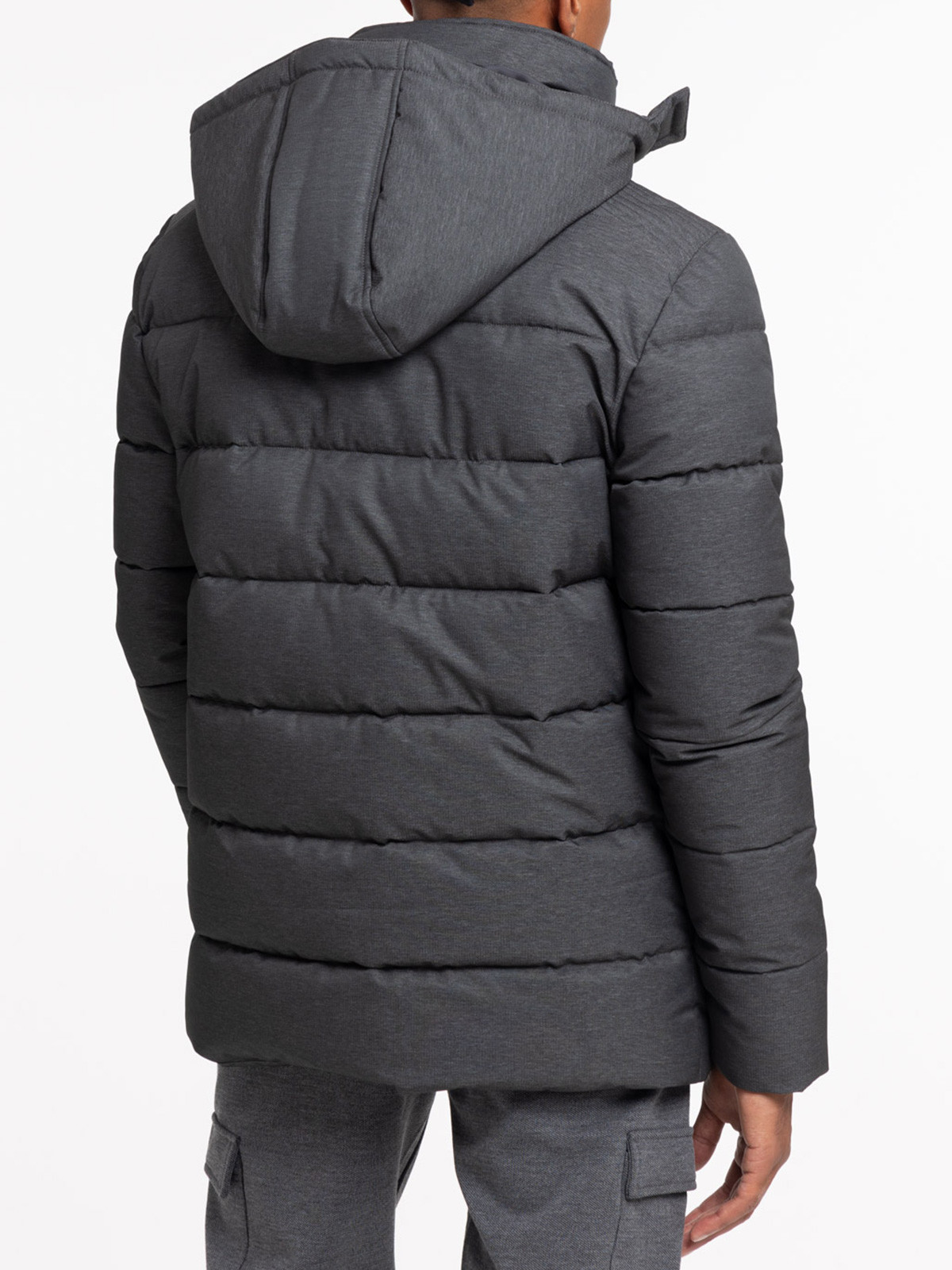 Blouson gris anthracite chiné homme