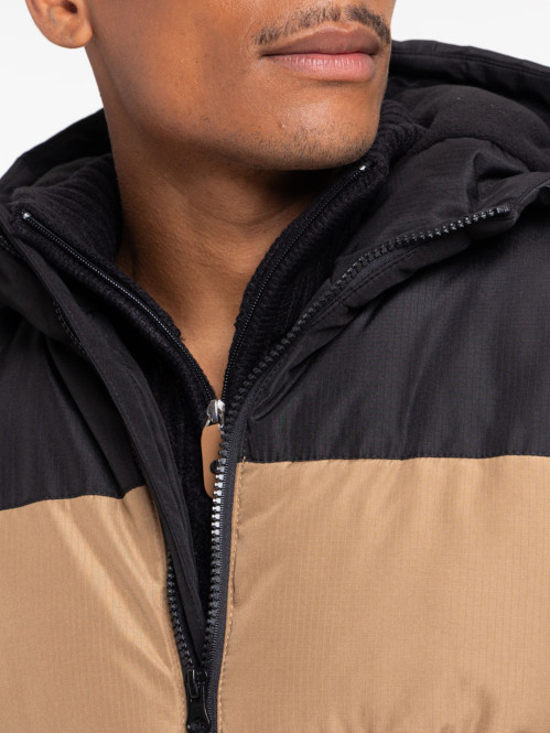 Doudoune noir et café foncé...