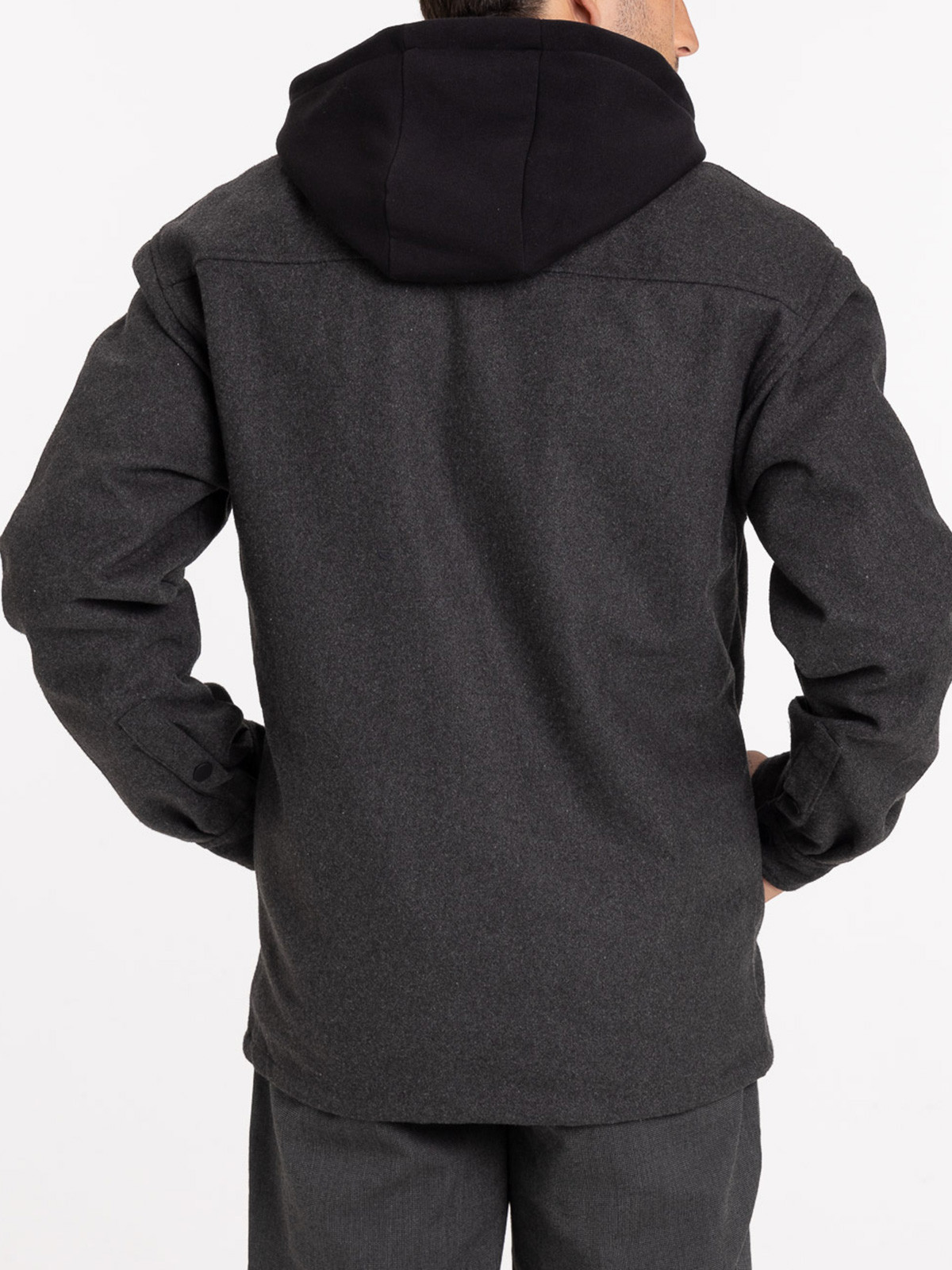 Blouson gris anthracite chiné homme Blouson gris anthracite chiné homme