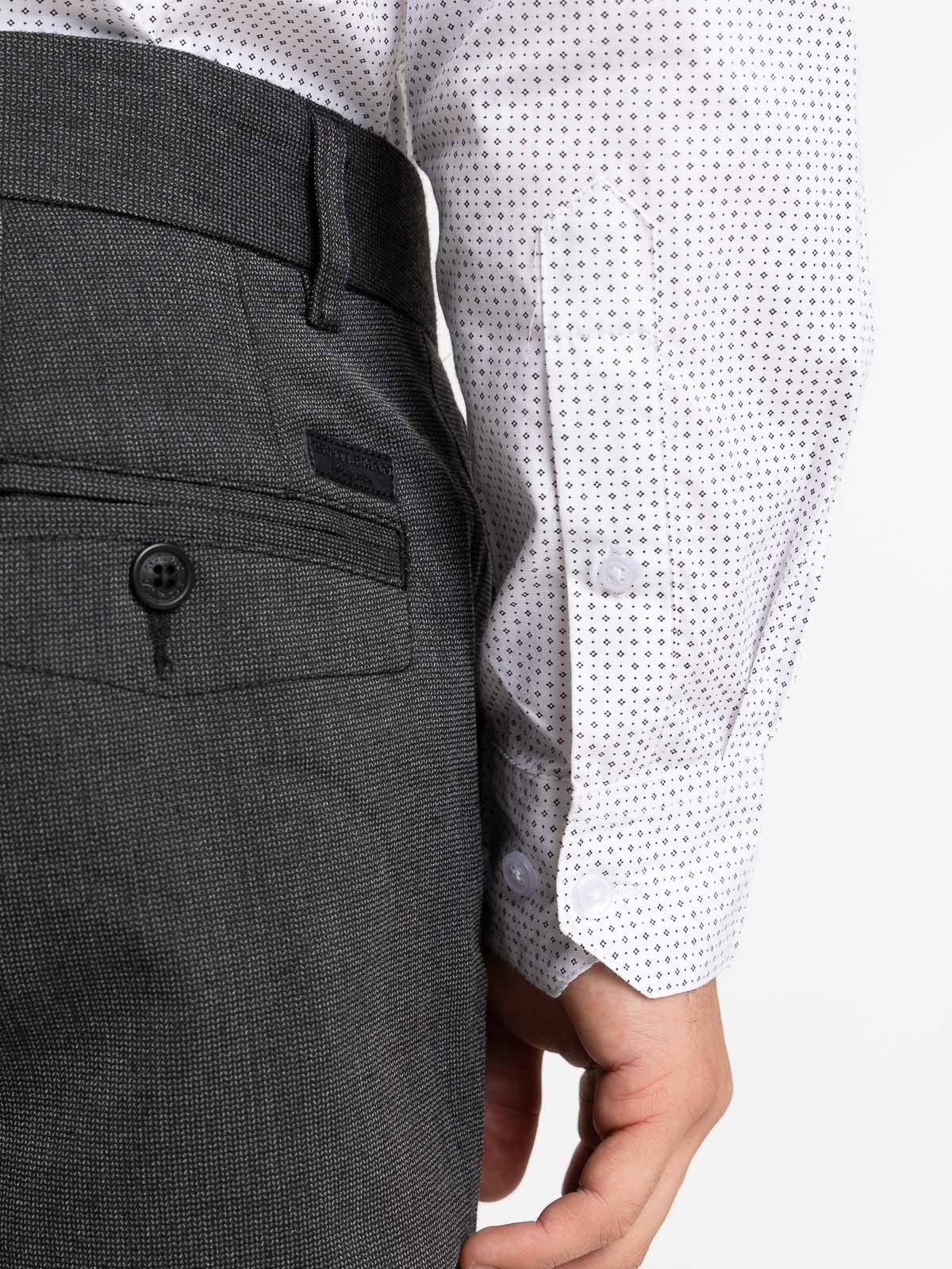 Chemise blanche imprimée homme Chemise blanche imprimée homme