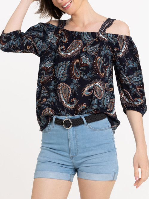 Blouse imprimée femme