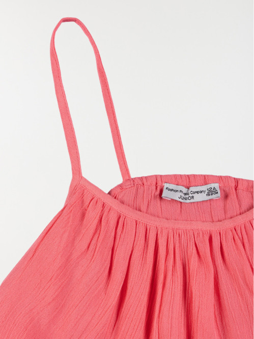 Top sorbet fraise fille (10-16 ans) Top sorbet fraise fille (10-16 ans)