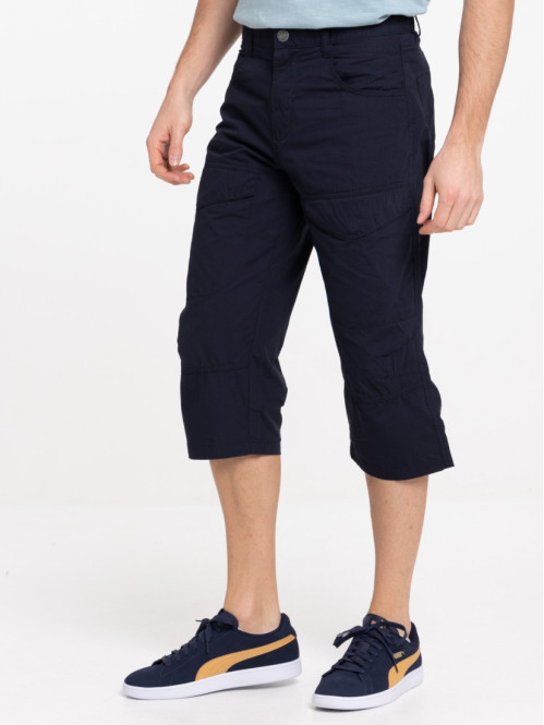 Pantacourt marine navy homme