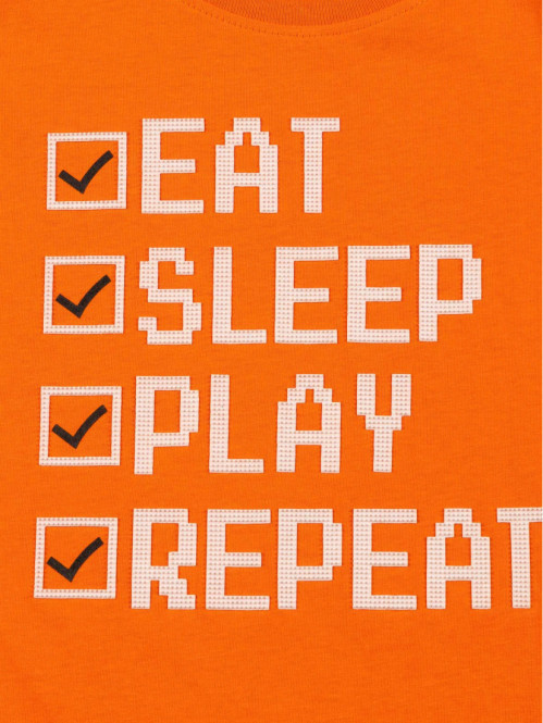 T-shirt orange tonic garçon (10-16A)