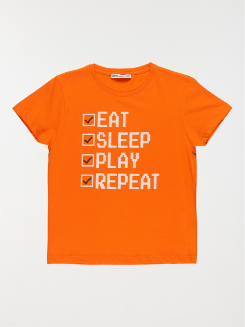 T-shirt orange tonic garçon (10-16A)