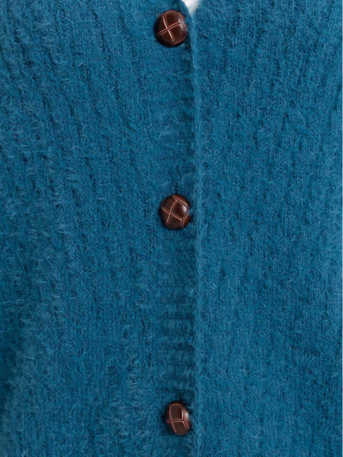 Gilet boutonné grande taille femme