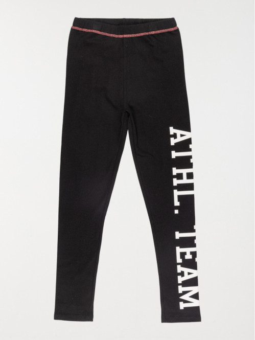 Legging de sport noir fille (XXS-M)
