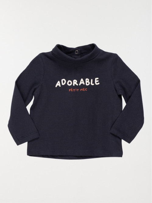 Sous pull message garçon (3-36M)