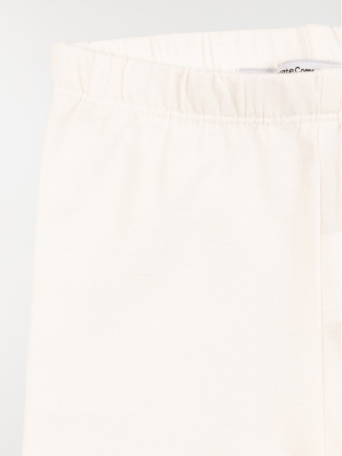 Legging coeur écru fille...