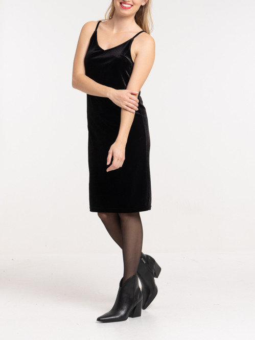Robe velours noire...