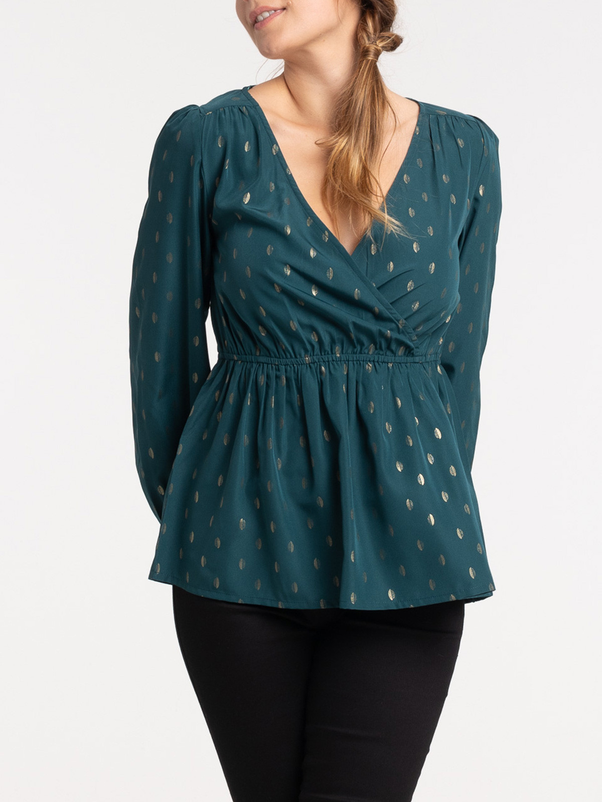 Blouse vert british femme Blouse vert british femme