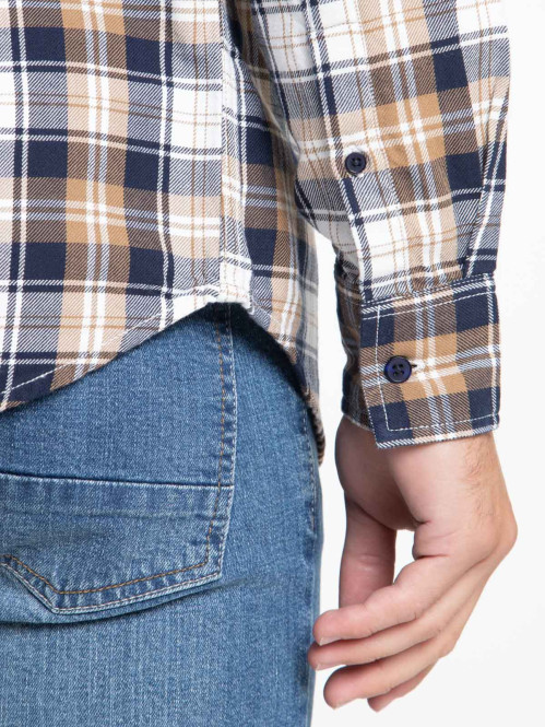 Chemise à carreaux coloris...