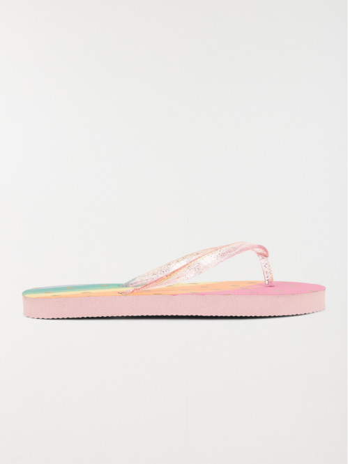 Tong coeur rose fille (31-35)