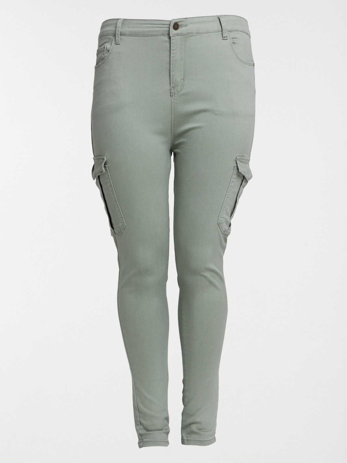Pantalon cargo grande taille femme