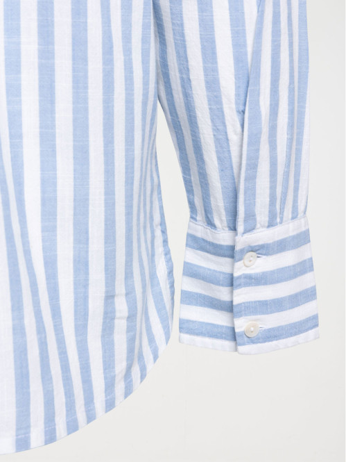 Chemise rayée grande taille femme