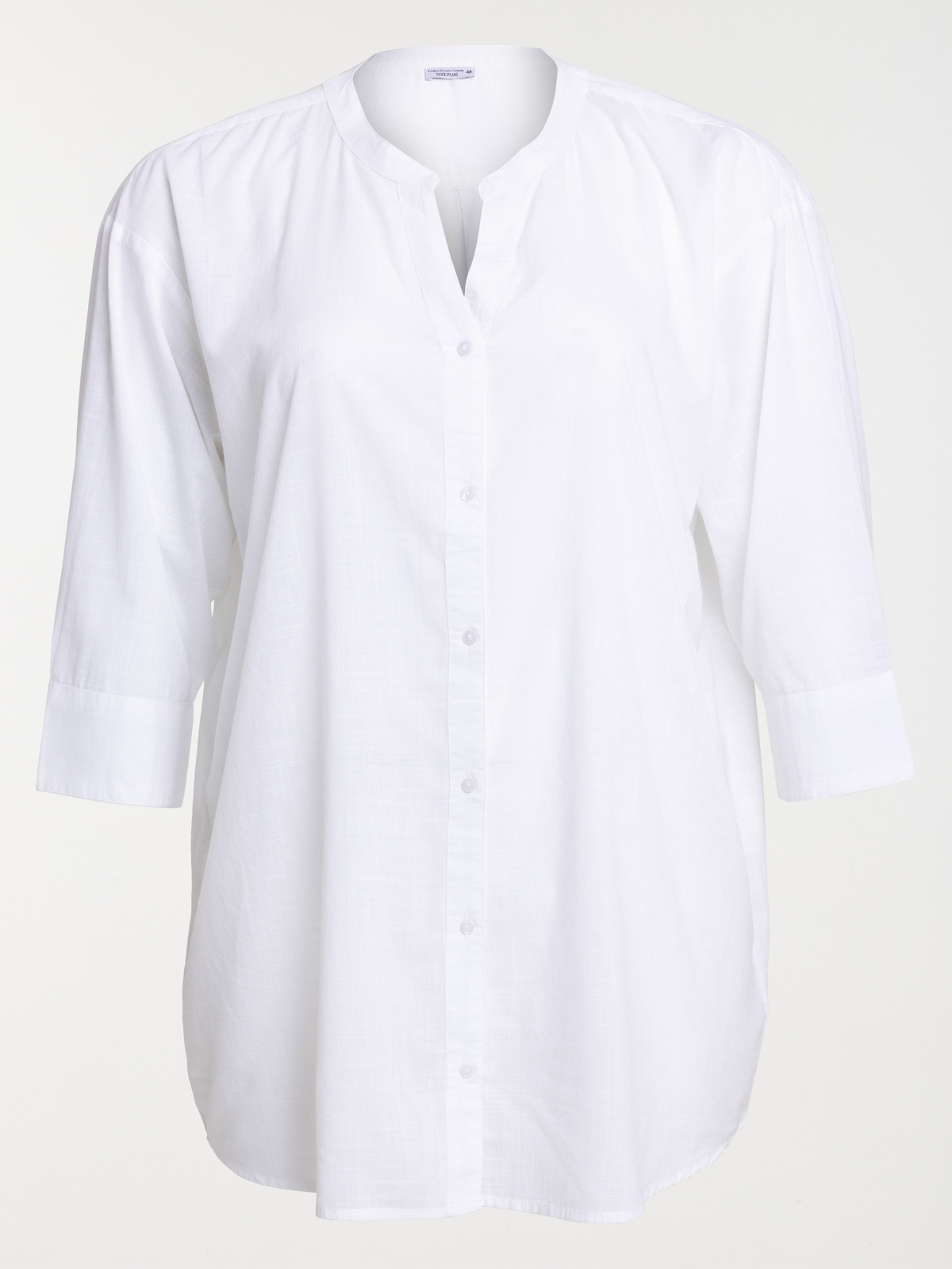 Chemise écru grande taille femme