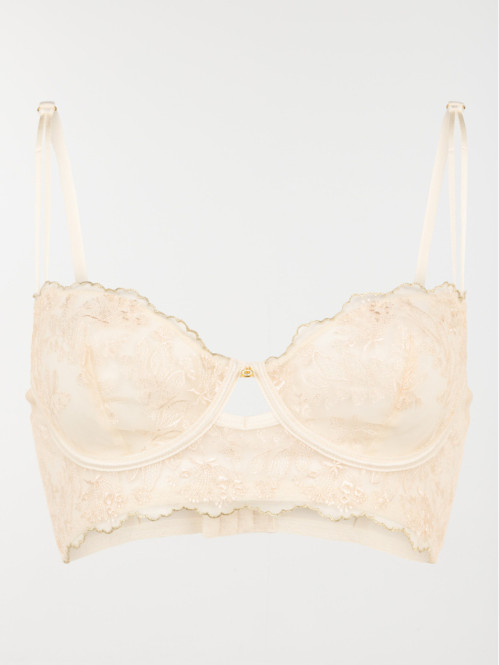 Bustier dentelle leche...