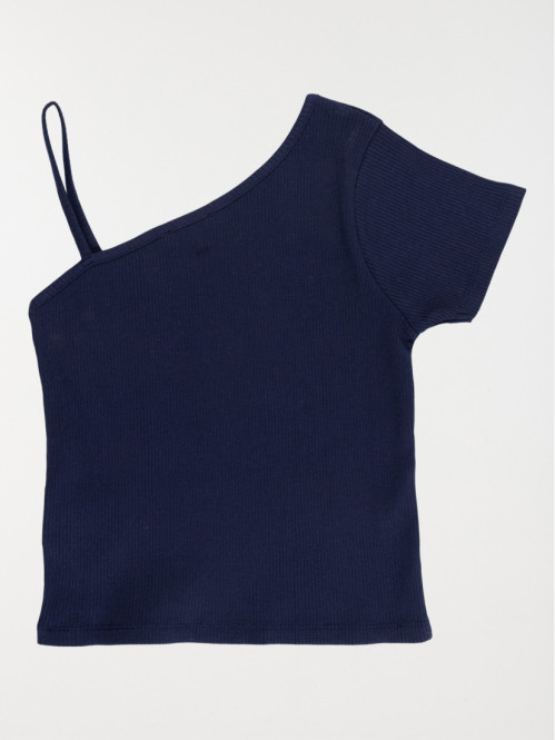 T-shirt fille bretelle et...