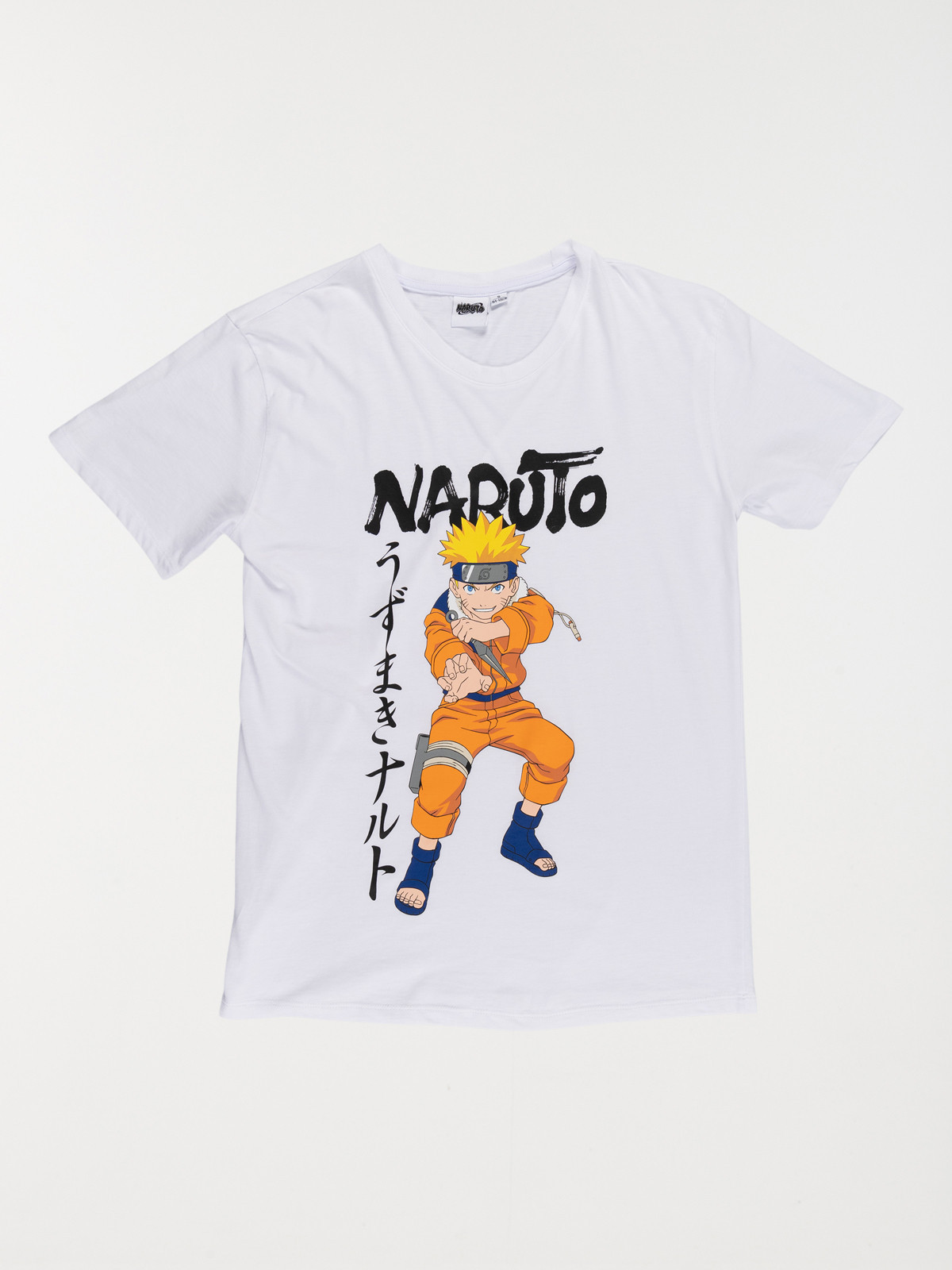Tee-shirt Naruto blanc garçon (XXS-M)